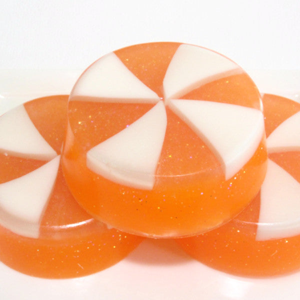 Orange Creamsicle Swirl Soap A Slice of Delight Bath and Body