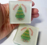 Happy Holidays Image Soap Favor