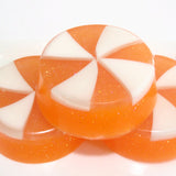Orange Creamsicle Swirl Soap