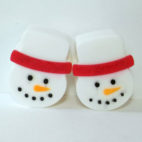 Snowman with Red Brim  (made to order)